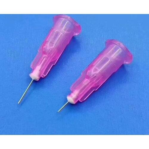 Needle Piercing Transparent Syringe Injection glue Clear Tip Cap ForPharmaceutical injection needle 32G 4mm