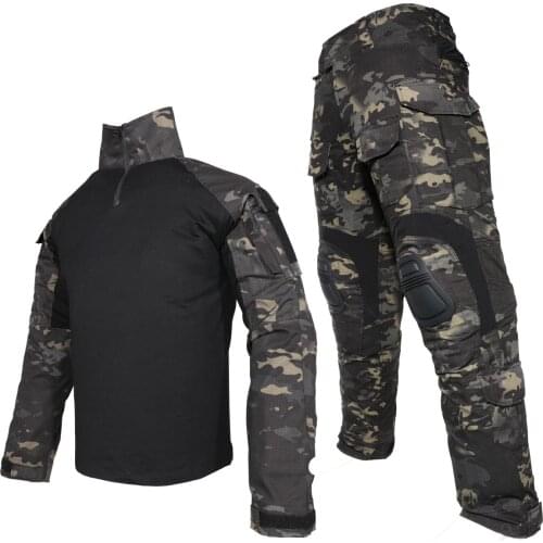 Outdoor Men Airsoft Paintball Clothing Military Shooting Uniform Tactical Combat Camouflage Shirts Men Pants Army Germen Uniform