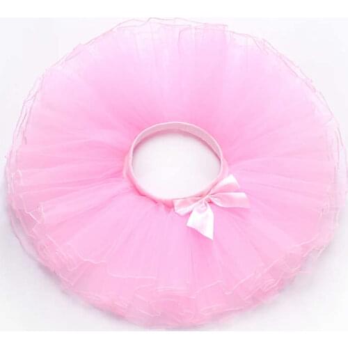Fashion Girls Tutu Skirts Baby Ballerina Pettiskirt Children Fluffy Tulle Skirt Kids Dance Ballet Tutus Skirt For Girl Casual Ca
