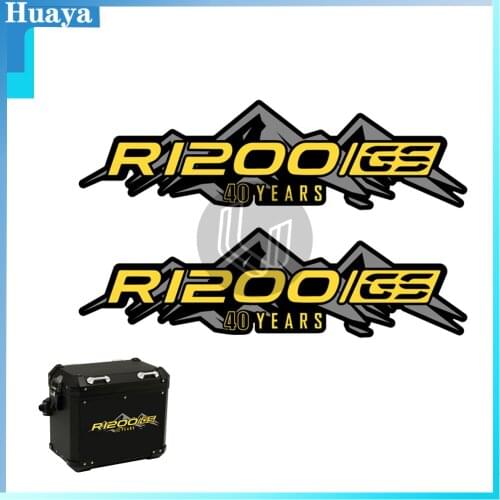 Motorcycle Sticker Case for BMW Motorrad Aluminum Box R1200GS R1250GS ADV 40 Year Decals