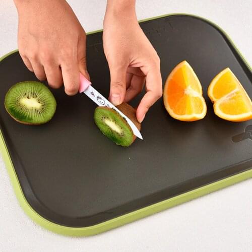 Non-slip Chopping Board Double Sized Cutting Block Multifunction Fruit Vegetable Meat Chopping Board Leakproof Tools MJ