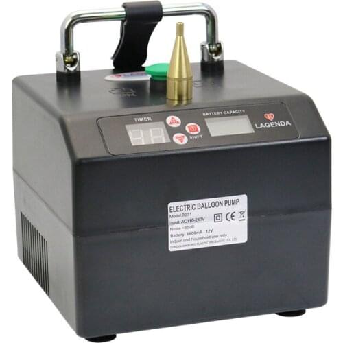 New Portable Electric Balloon Pump Balloon Inflator Party Blower, Battery Digital Time and Counter Balloon Electric Inflator Pum