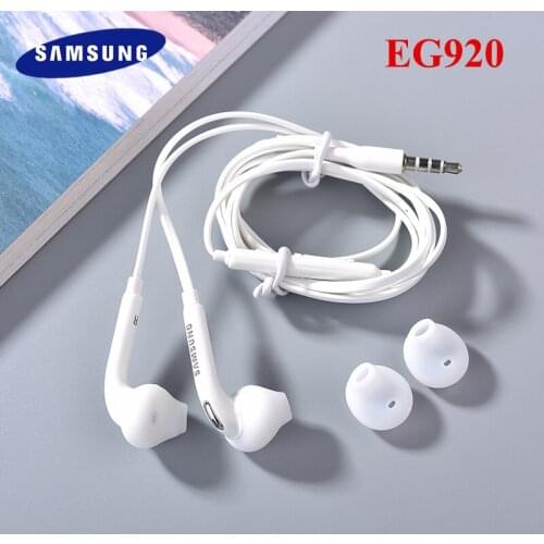 Original SAMSUNG EG920 Earphones Note3 Headsets Wired Control With Mic For Samsung Galaxy S6 S7 S7edge S8 S9 S9+ Mobile Phones