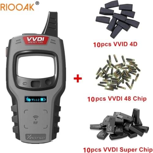 Original Xhorse VVDI Mini Key Tool Remote Key Programmer Support IOS/Android System Global Version with Super/4D/48 Chips