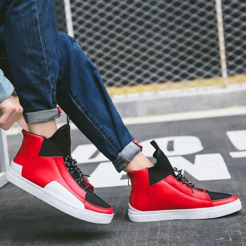 Causal s top leisure hightop 39 mens shoe men sale sapatos sports spring para sneaker high white sport man hombre fashion shoes