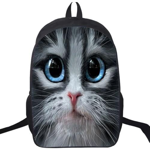 Animal Polar Bear Concion Cat Dog 3d Print Backpacks Teenage Travel Mochilas Boys Girls School Backpack Children Bookbags Gift