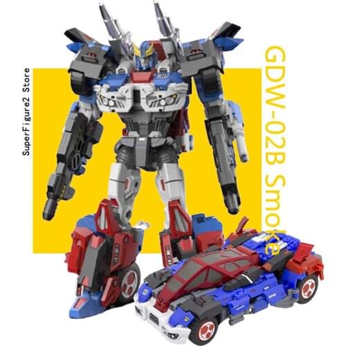 Transformation Action Figure G-creation GDW-02B GDW02B Smoke IDW 25CM ABS Prowl Cartoon Character Deformation Car Robot