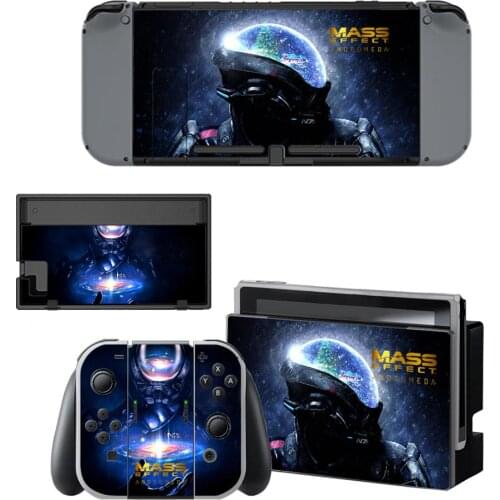 8 Styles MASS EFFECT Style Vinyl Decal Skin Sticker For Nintendo Switch NS NX Console Protector Game Accessoriy NintendoSwitch