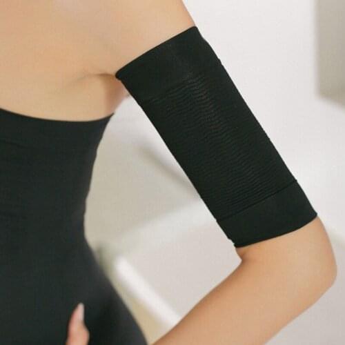 1Pair New Slimming Compression Arms Sleeve Shaper for Women Upper Arms Sleeve Shape Taping Massage Slimming Arm Belt Calorie Off