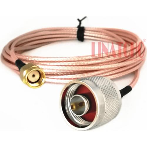 3 meters RG316 RP SMA Male Female Pin to N Male Type Extension Cable for WiFi Antenna