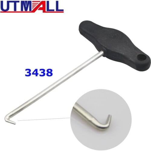 3438 T- Handle Handbrake Pull-out Hook for VW Audi Removing And Installing Tool DashBoard Trims Removal Tool