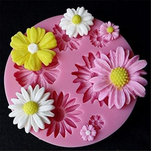 3D Flower Silicone Mold Fondant Cake Decorating Chocolate Sugarcraft Mould DIY Supply