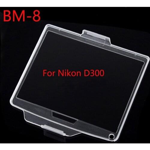 BM-8 Hard Plastic Film LCD Monitor Screen Cover Protector for Nikon D300