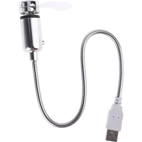 Energy Saving Flexible USB Cooling Fan With Switch For Notebook Laptop Computer