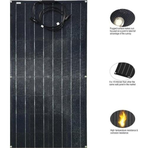 80W ETFE+EVA film Photovoltaic Flexible Solar Panel for12v 18v battery charger
