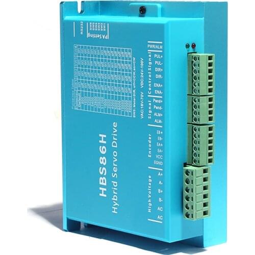 HBS86H NEMA34 closed loop servo motor driver hybrid stepper servo driver CNC controller