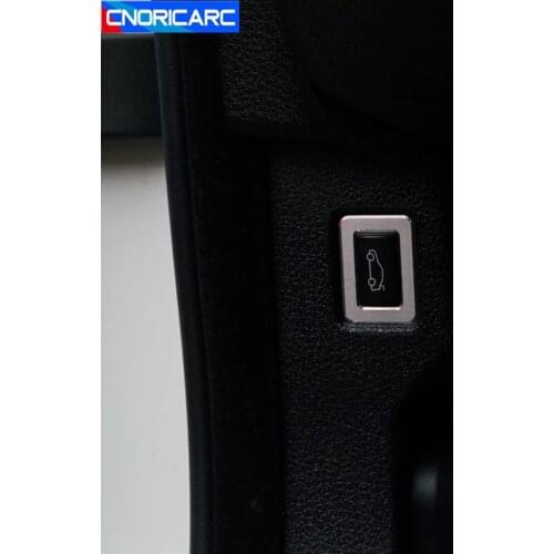 Car Trunk Switch Button Decoration Cover Trim Interior Auto accessories Sequin For BMW 5 series f10 f18 520 523 525 528li