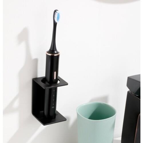 Space Aluminum Electric Toothbrush Holder for Bathroom Accessories Tooth Brush Dental Wall Case Stand Home Use Organization Case