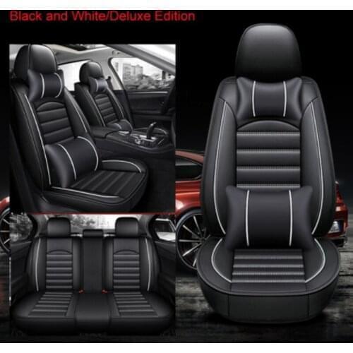 WLMWL Leather Car Seat Cover for Hyundai All Models solaris tucson 2016 sonata ix25 i30 car accessories Car-Styling
