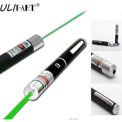 ULIFART 100PCS/LOT Top Selling 5MW Green Laser Pen Powerful Astronomy Lazer Pointer Pen Beam Light