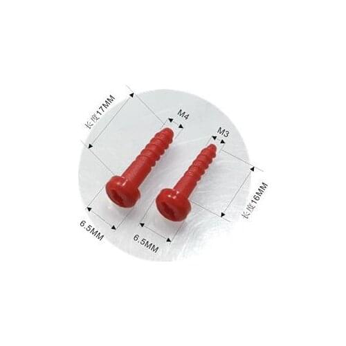 M3/M4 Slotted Round Nylon plastic screw