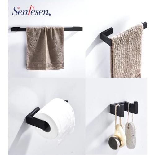 Senlesen Antique Brass Bathroom Hardware W/ Jade Wall Mount Paper Holder Para Bath Shower Solid Brass Bathroom Accessories