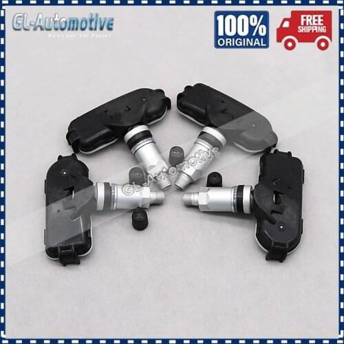 Set of (4) TPMS 52933-3V600 Tire Pressure Sensor for Hyundai Grandeur I40 Kia Rio [UB] 52933 3V600