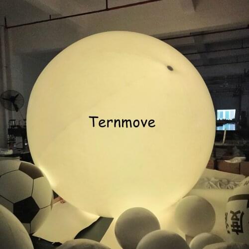 Inflatable touch change color led beach ball PVC Inflatable LED Lighting Balloon Remote Control light throw ball for concert