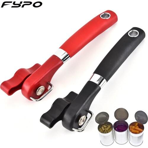 Cans Opener,Stainless Steel Manual Bottle Opener Kitchen Tools Tin Opener Side Cut Manual Jar Opener