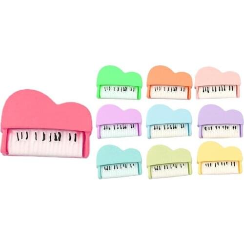 10Pcs Resin Patch Handmade Mobile Phone Case Decor Jewelry DIY Materials Piano Ornament for Refrigerator Magnets