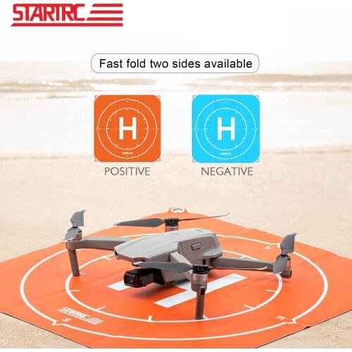 STARTRC Drone Landing Pad 50cm 65cm Foldable Parking Apron Square Mat Nail For DJI Mavic Mini 2/Mavic Air 2S/Air 2/Mavic 2/FPV