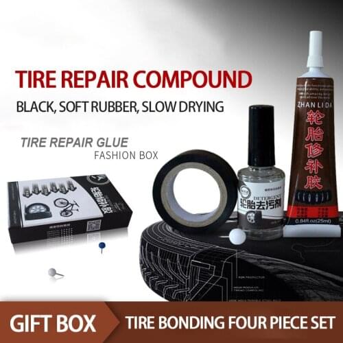 Repair Tire Strong Glue Car Tire Rubber Repair Special Glue Repair Tire Side Hard Damage Glue Repair Crack Filling Adhesive