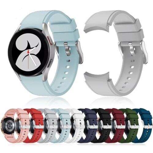 Original Silicone Band Strap For Samsung Galaxy Watch 4 44MM 40MM / Galaxy 4 Classic 46mm 42MM Watchband Wristband Bracelet