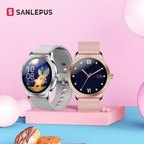 SANLEPUS 2021 Stylish Smart Watch Women Men Waterproof Wristwatch Casual Smartwatch Heart Rate Monitor For Android Apple Xiaomi