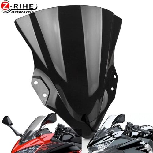 Motorcycle Accessories Windshield Wind Deflector Windscreen Wind Screen For KAWASAKI Ninja 250 EX400 2018-2020 EX 400 2019 1 20