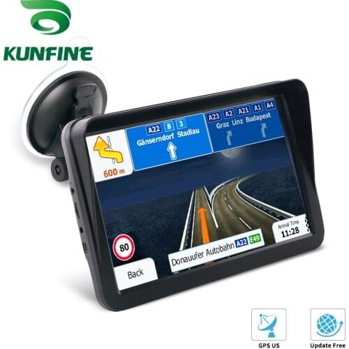 9 inch Touch Screen Car GPS Navigation 8GB DDR256M DVR Video Recorder Truck Vehicle Tablet AV-IN Bluetooth FM Radio