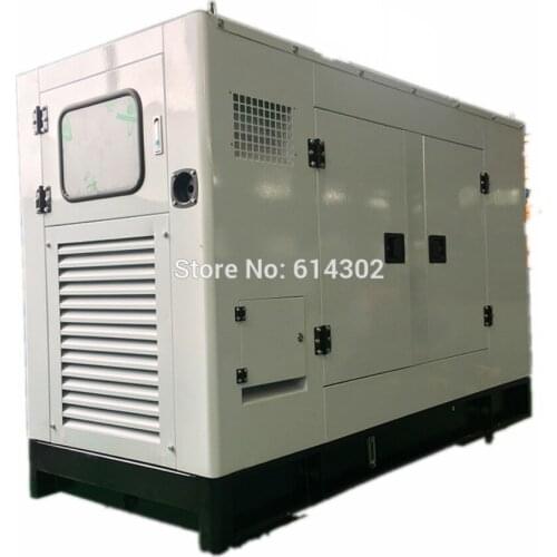High quality weifang Ricardo 40kw/50kva soundproof silent diesel generator with brushless alternator and base fuel tank