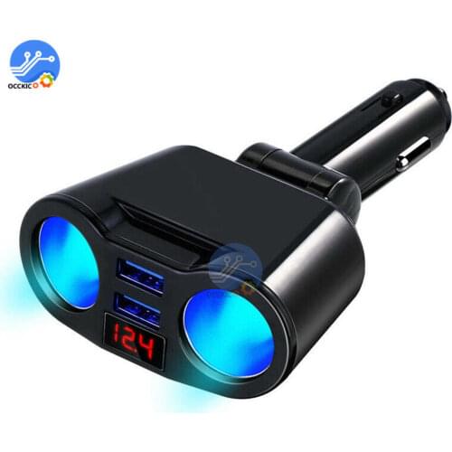 DC 5V 3.1A Dual USB Charger Fast Charging Adapter LED Display Universal Mobile Phone Car-Charger for Xiaomi Samsung