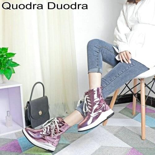 Leather shoes Women ankle boots new Winter Women Boot Pointed Toe shoes Cross-tied Punk Fashion Casual Female Shoes Big Size 43