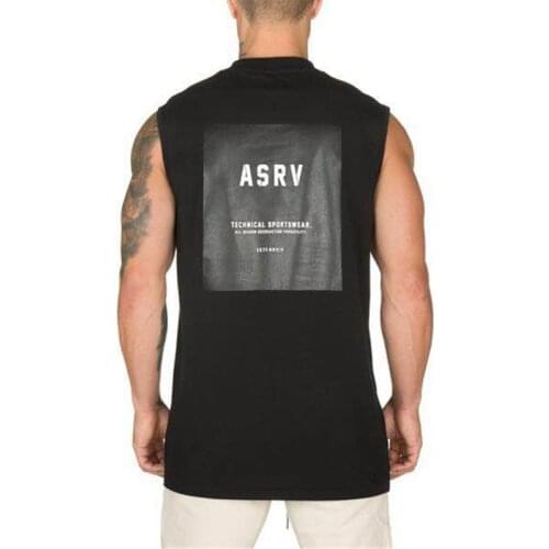 Men gym bodybuilding sleeveless vest mens outdoor running vest Mens cotton vest Quick dry breathable vest Casual stretch vest