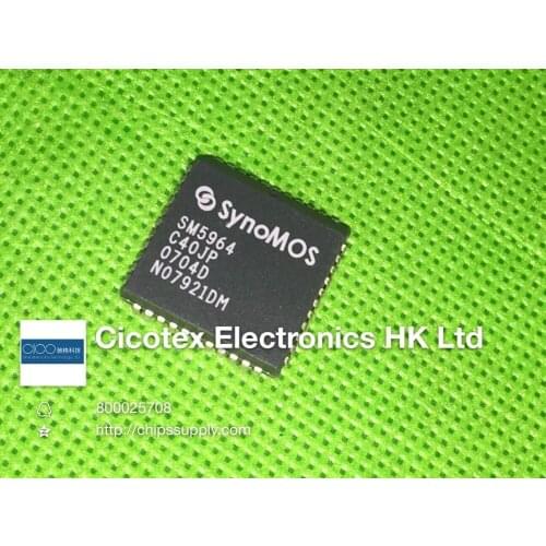 10pcs/lot SM5964C40JP PLCC44 8-BITS MICRO-CONTROLLER 64KB ISP FLASH & 1KB RAM EMBEDDED SM5964 C40JP