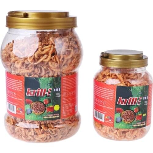 1000 or 3500ml Tropical Cichlid Turtle Flowerhorn Reptiles Food Aquarium Fish Foods Feeding Freeze Dried Shrimp Dropship