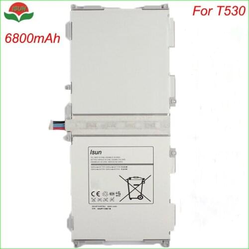 2pcs/lot Original Quality 6800mAh Battery for Samsung Galaxy Tab 4 10.1 T530 T531 T535 EB-BT530FBC Batteria Replacement Repair