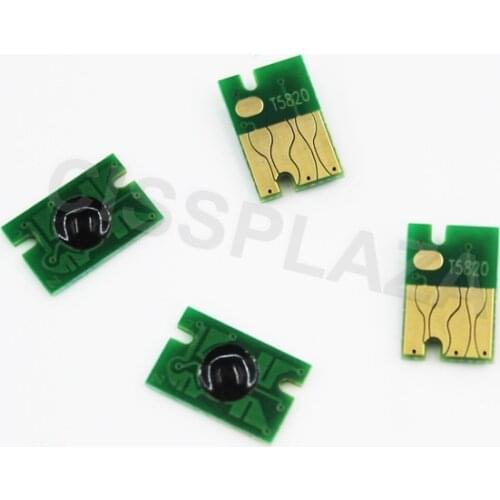 CISSPLAZA 5pcs T5820 Maintenance Tank Chip Compatible for Epson D700 Maintenance Ink Tank for Fuji DX100 Waste Ink tank