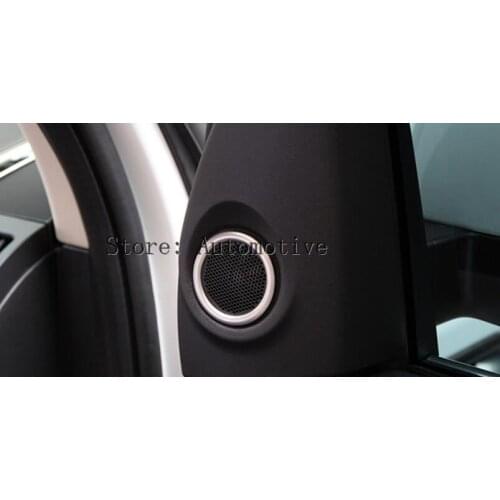 For Land Rover Freelander 2 Accessories Door Speaker Cover Ring Trim Sticker 2007-2016 Car Styling