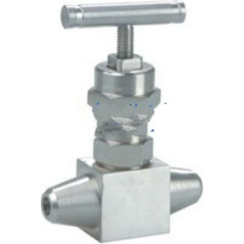 High pressure instrument needle valve 304 stainless steel Needle Valve Socket Weld DN6 DN10 DN15 shut-off needle valve