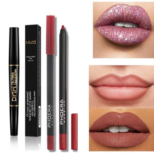 32 Colors Matte Waterproof Fog Surface Lipstick Pen Charming lip gloss lip liner Pencil Natural Long Lasting Lipstick Tool TSLM2