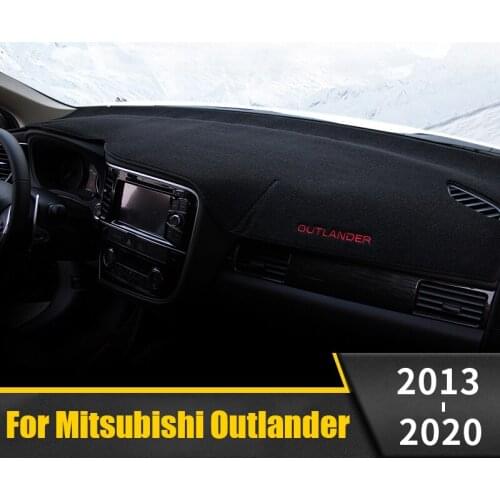 Car Dashboard Cover Mat Sun Shade Pad Instrument Panel Carpet For Mitsubishi Outlander 2013-2016 2017 2018 2019 2020 Accessories