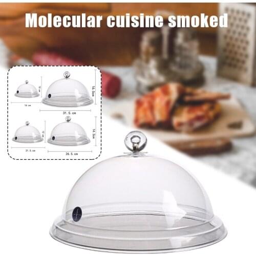 Dome Cover PC Smoking Clothe 6"/8"/10"/12" Optional Contain Smoke for Smokinggun Smoked Meat Cheese Cocktail Sous Vide H
