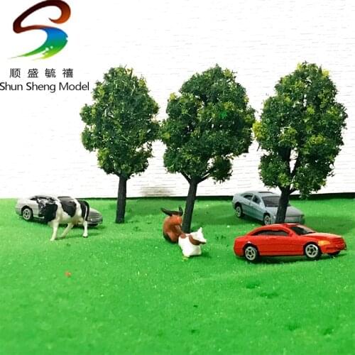 2019 New Middle Green Wire Style Mini Tree Model Train Model Trees